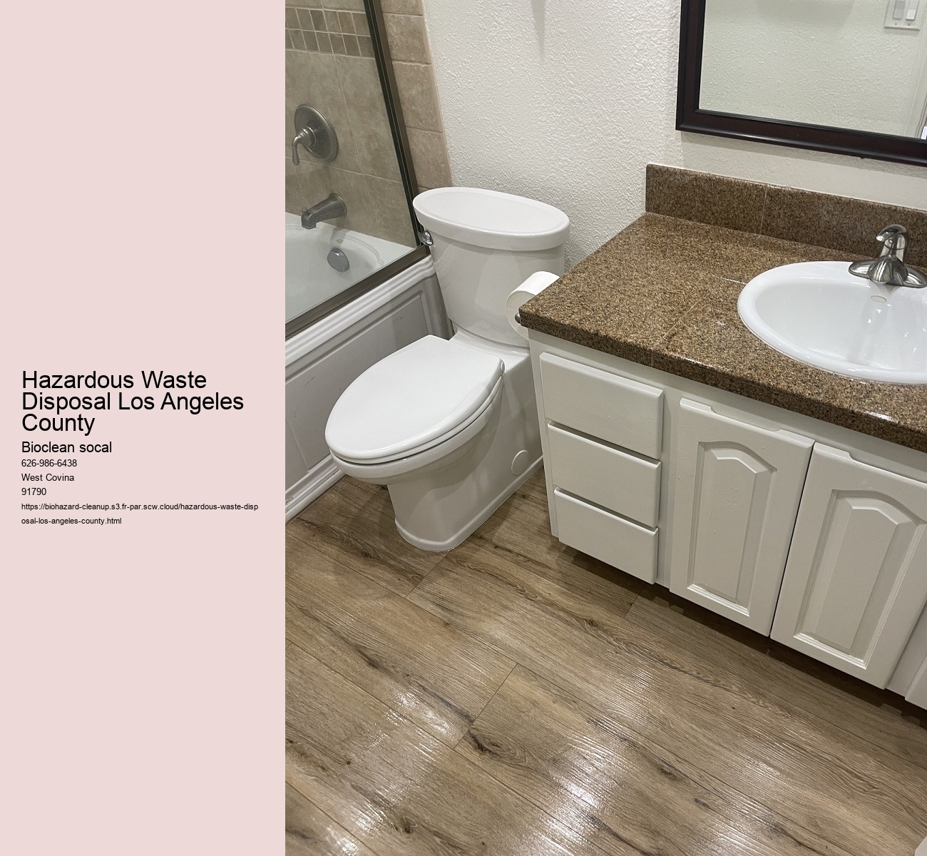 Hazardous Waste Disposal Los Angeles County