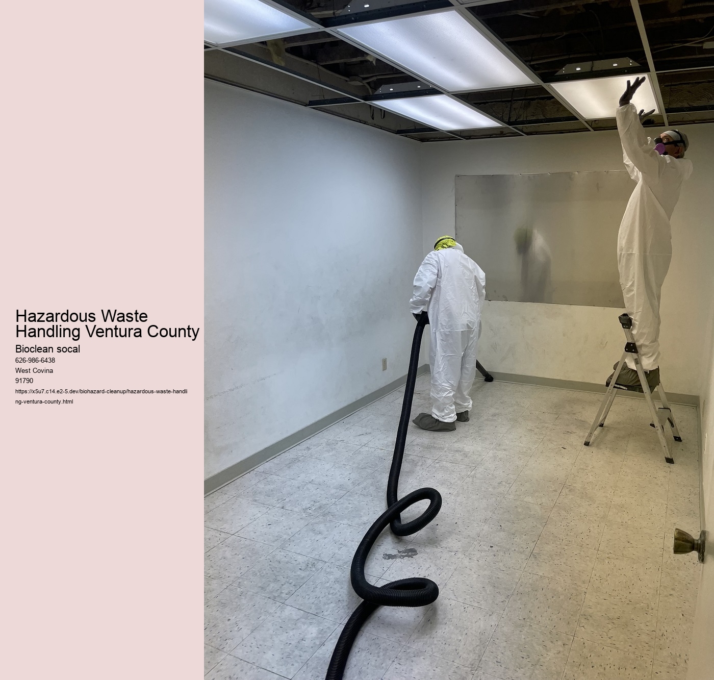 Hazardous Waste Handling Ventura County